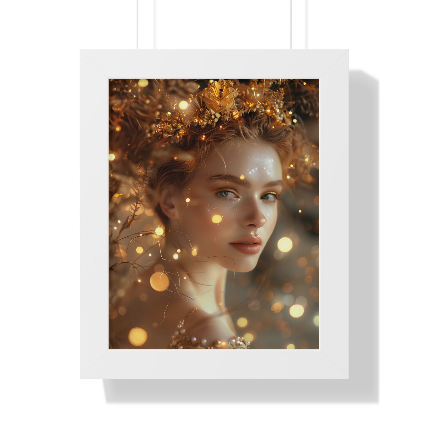 Framed Posters "Goddess of Golden Light"