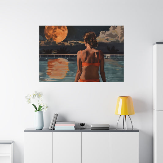 Matte Horizontal Posters "Whispers of the Night Sky"