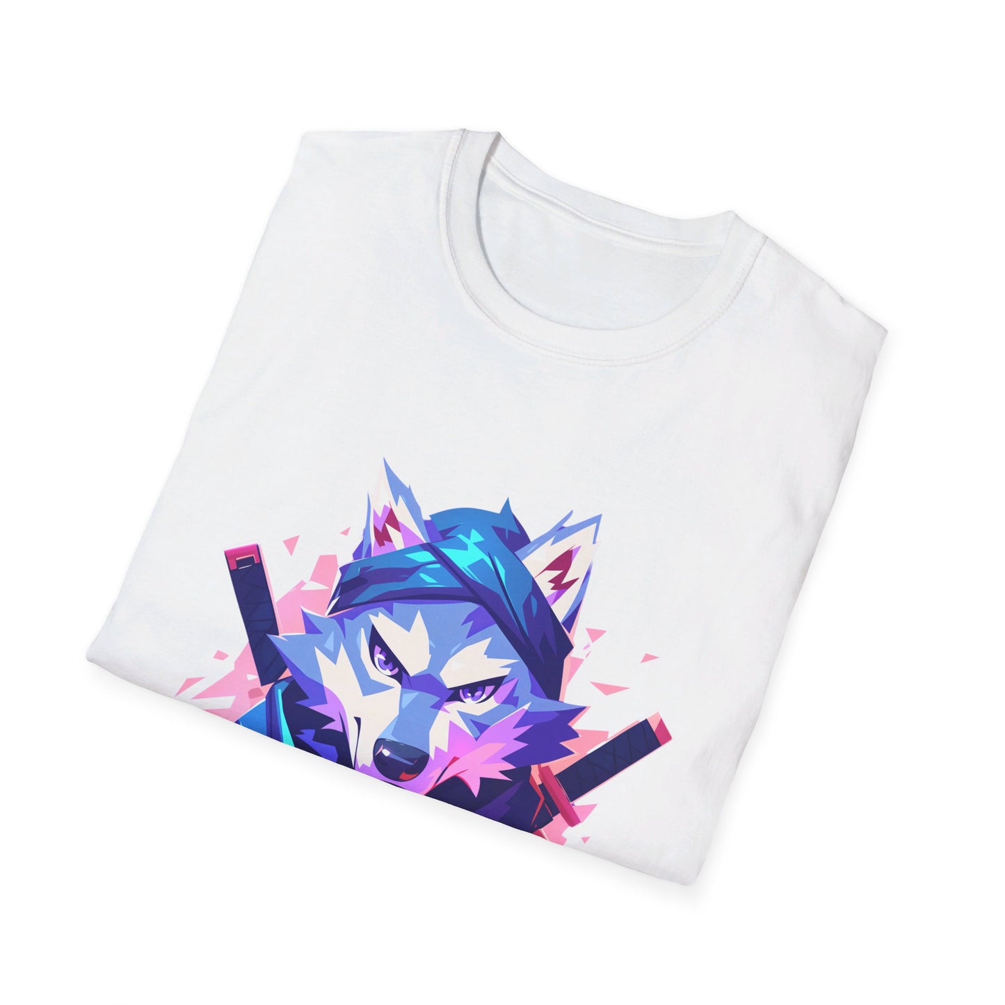 Unisex Softstyle T-Shirt "Ninja Wolf"