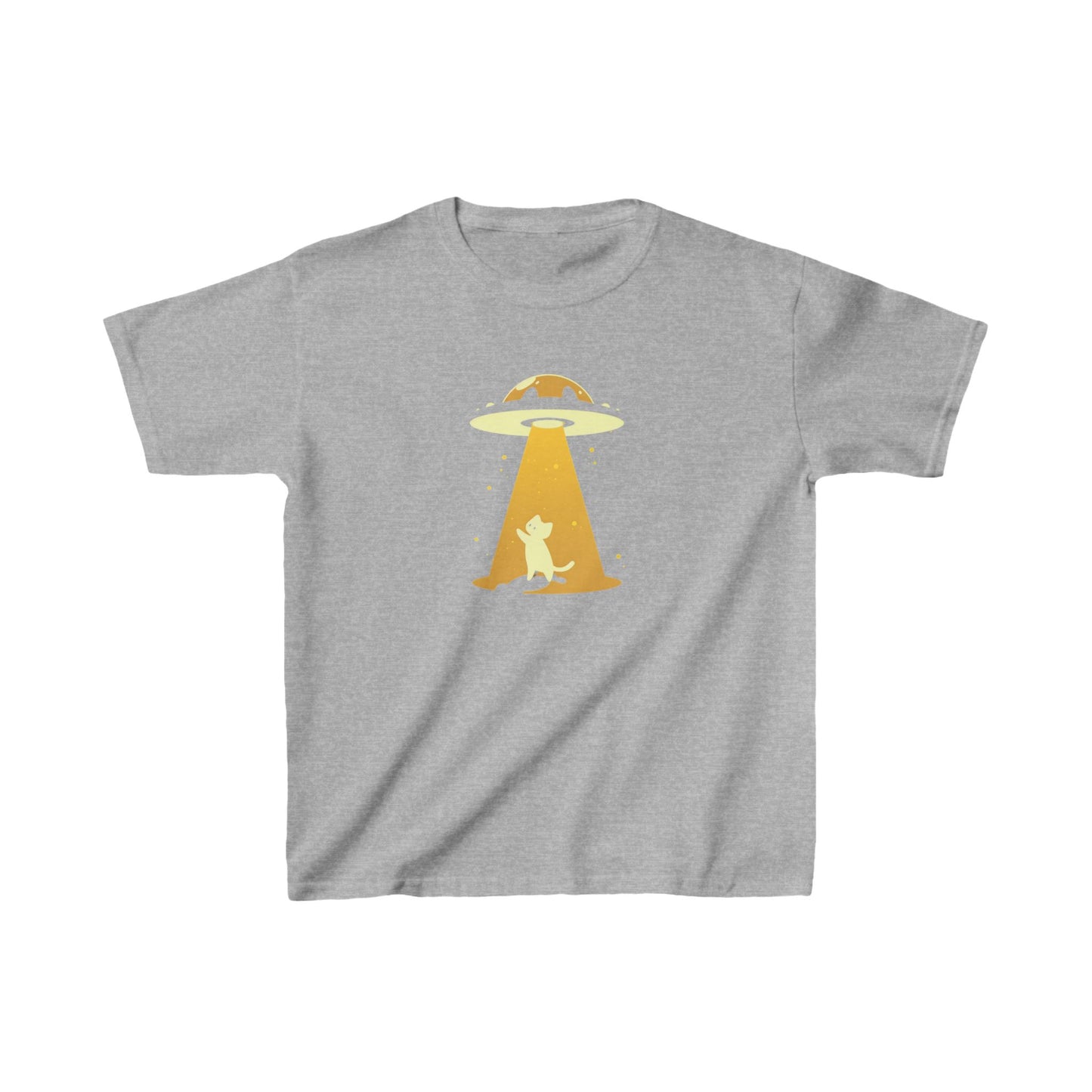 Kids Heavy Cotton™ Tee "UFO and Cat" T-shirts