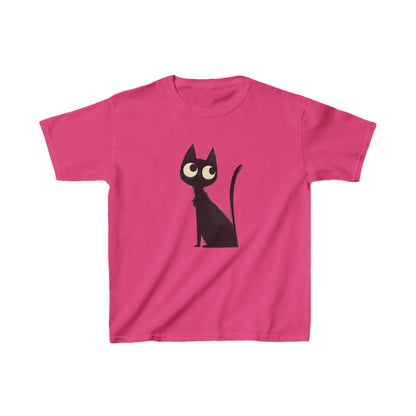 Kids Heavy Cotton™ Tee "Black Cat" T-shirts Halloween series