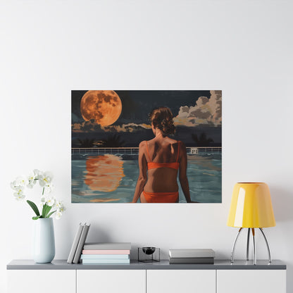 Matte Horizontal Posters "Whispers of the Night Sky"