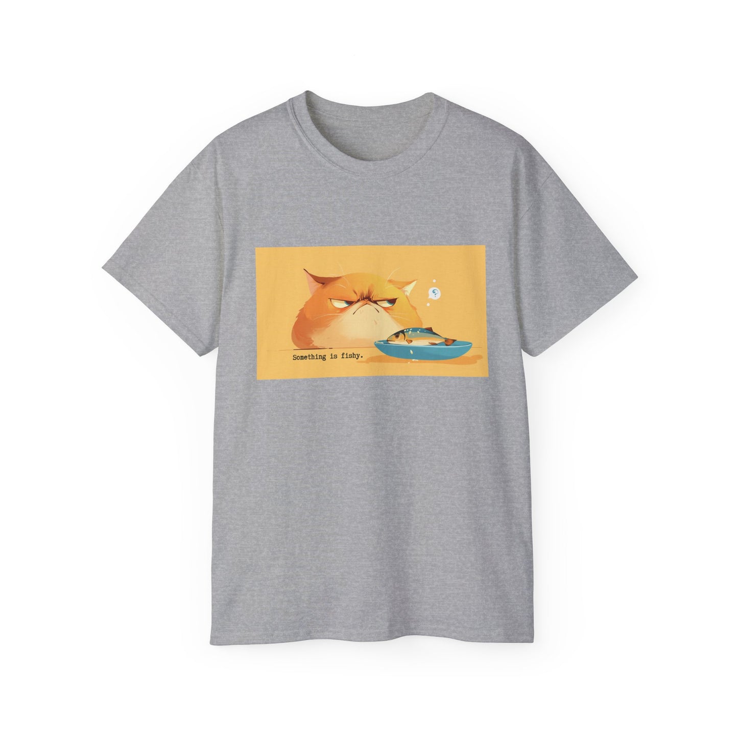 Unisex Ultra Cotton Tee "Cats Fishy" T-Shirt