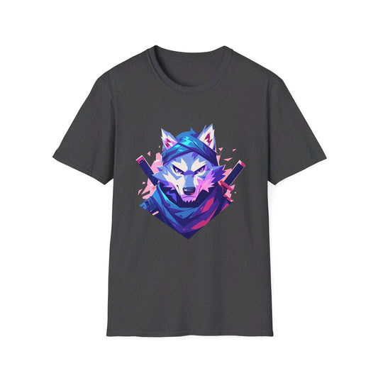 Unisex Softstyle T-Shirt "Ninja Wolf"