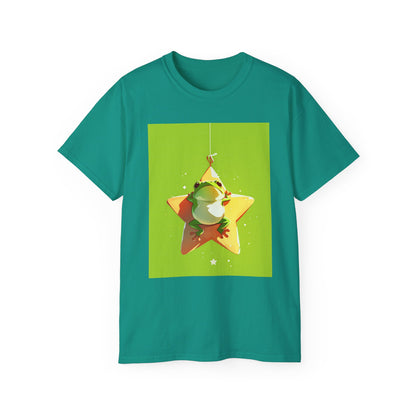 Unisex Ultra Cotton Tee "Frog and Star Ornament" T-Shirt