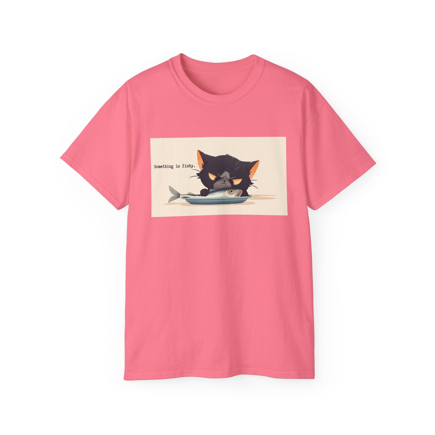 Unisex Ultra Cotton Tee "Cats Fishy" T-Shirt