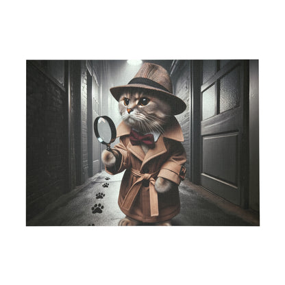 Jigsaw Puzzle "Detective Cat" (500, 1000-Piece)