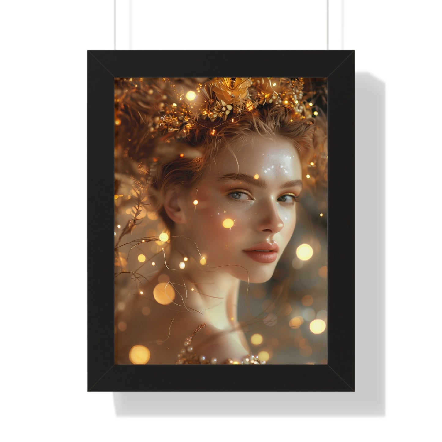 Framed Posters "Goddess of Golden Light"