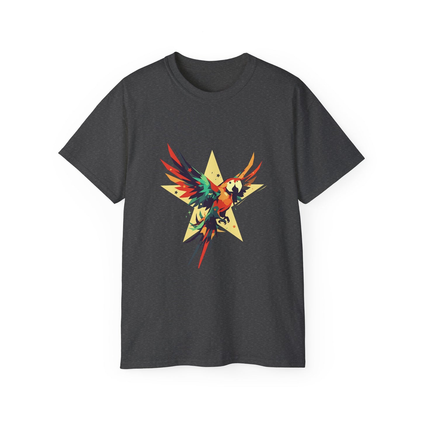 Unisex Ultra Cotton Tee "Star Parrot" T-Shirt