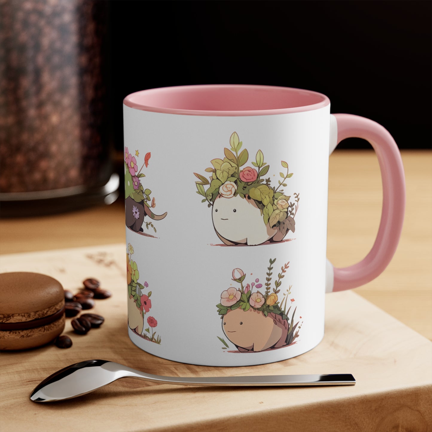 Colorful Accent Mugs "Pomié" 11oz