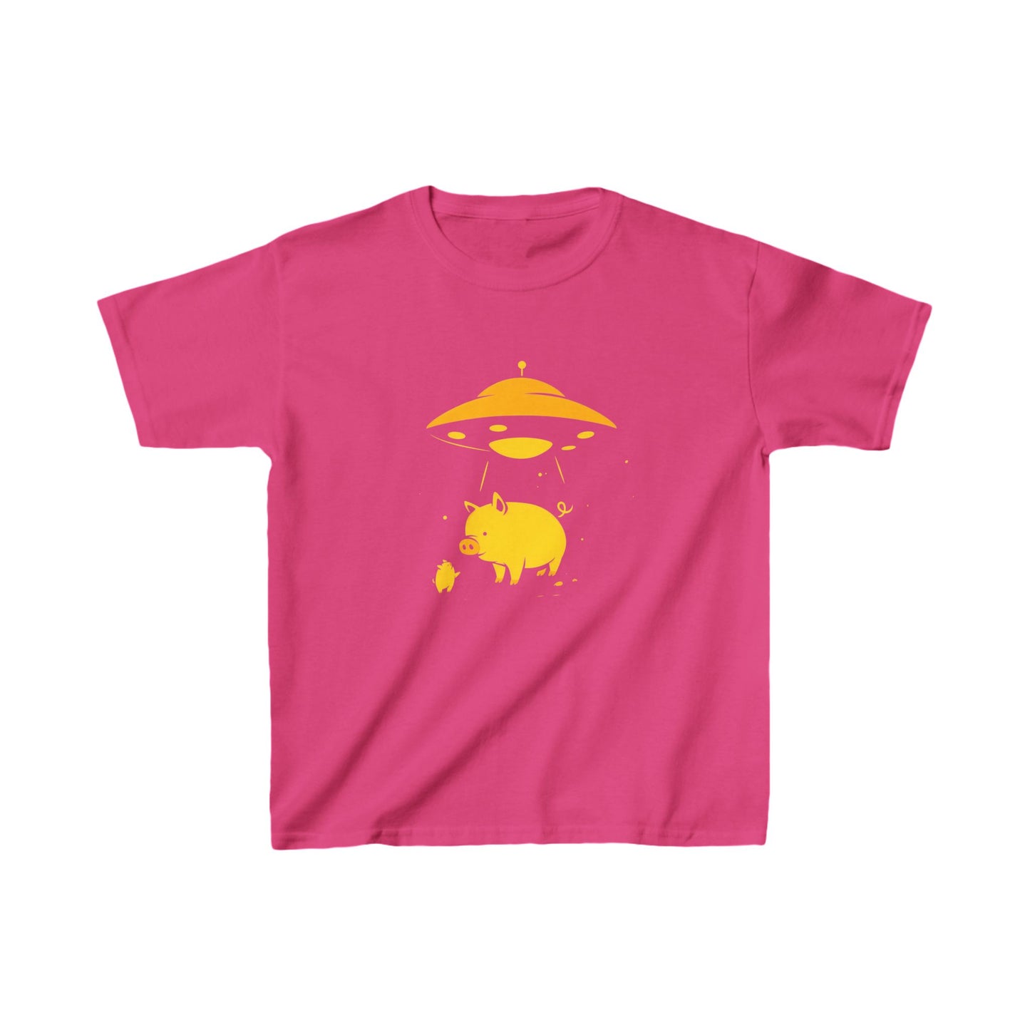 Kids Heavy Cotton™ Tee "UFO and Pig" T-shirts