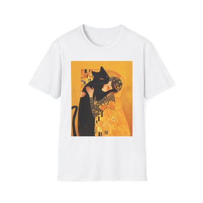 Unisex Softstyle T-Shirt "The Kiss and the Cat"