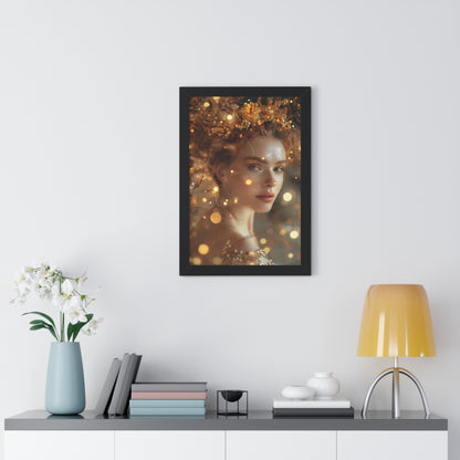 Framed Posters "Goddess of Golden Light"