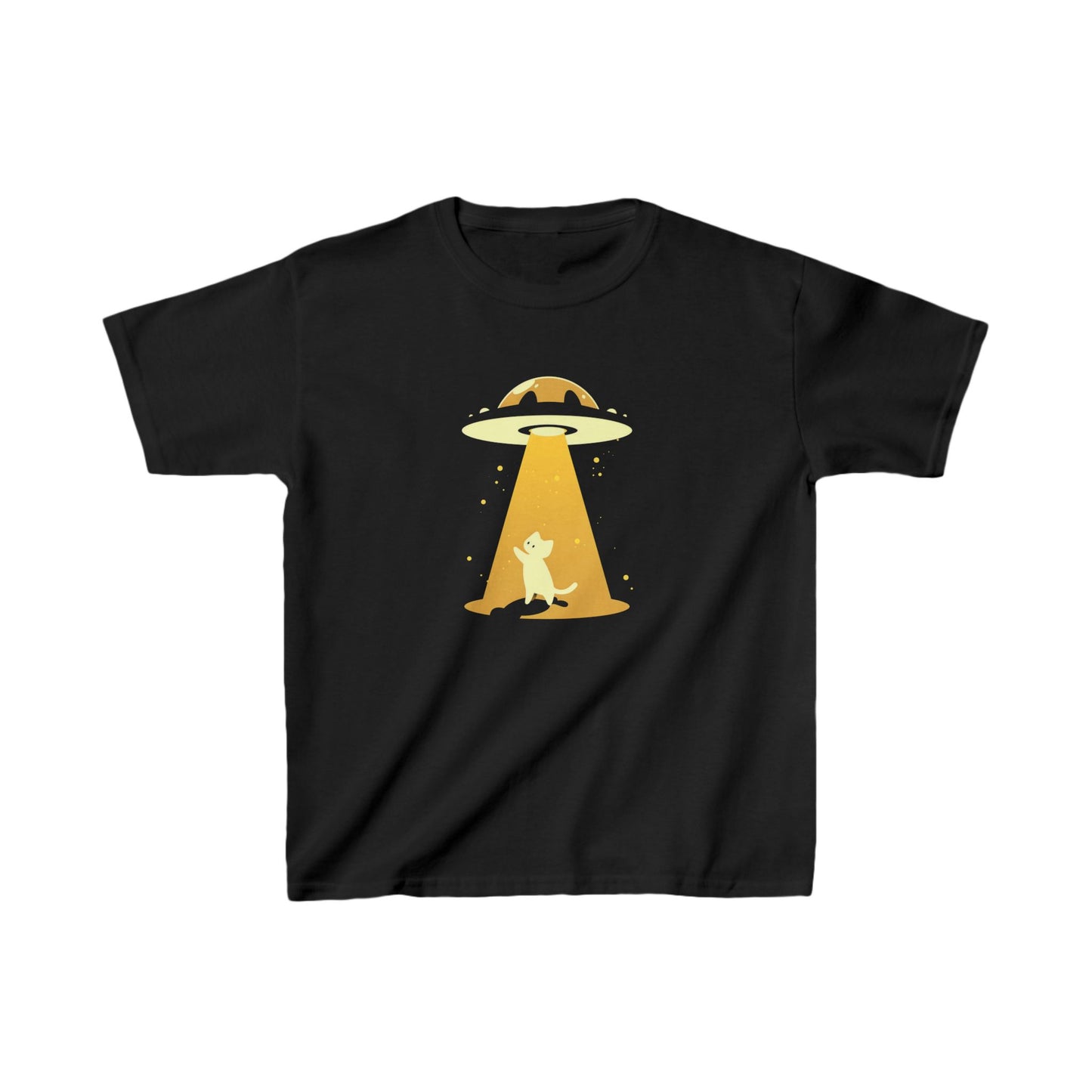 Kids Heavy Cotton™ Tee "UFO and Cat" T-shirts