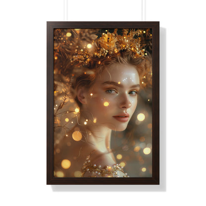 Framed Posters "Goddess of Golden Light"