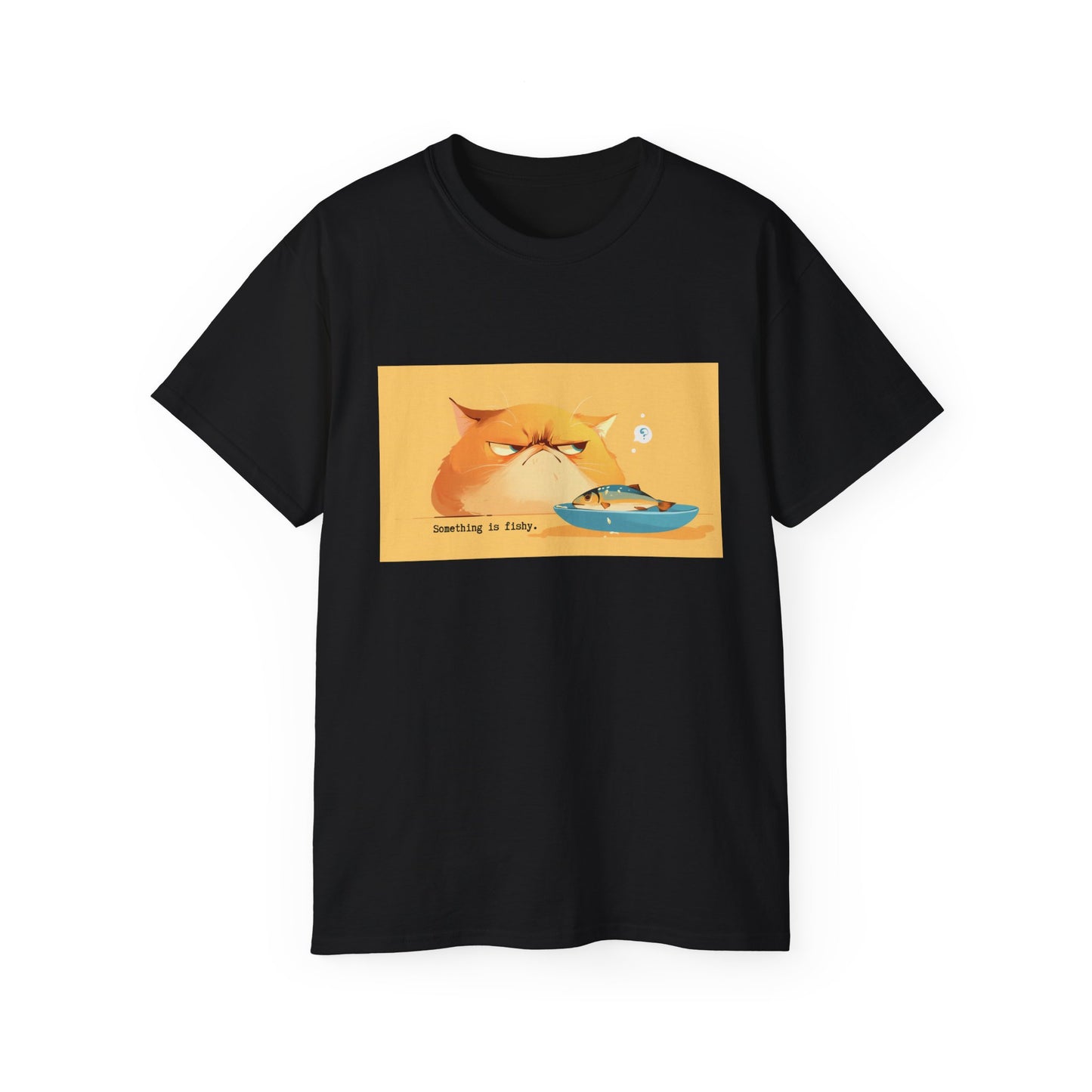 Unisex Ultra Cotton Tee "Cats Fishy" T-Shirt