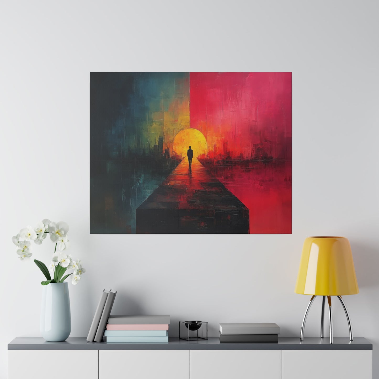 Matte Canvas "Journey into the Dawn of Duality" Stretched, 0.75"