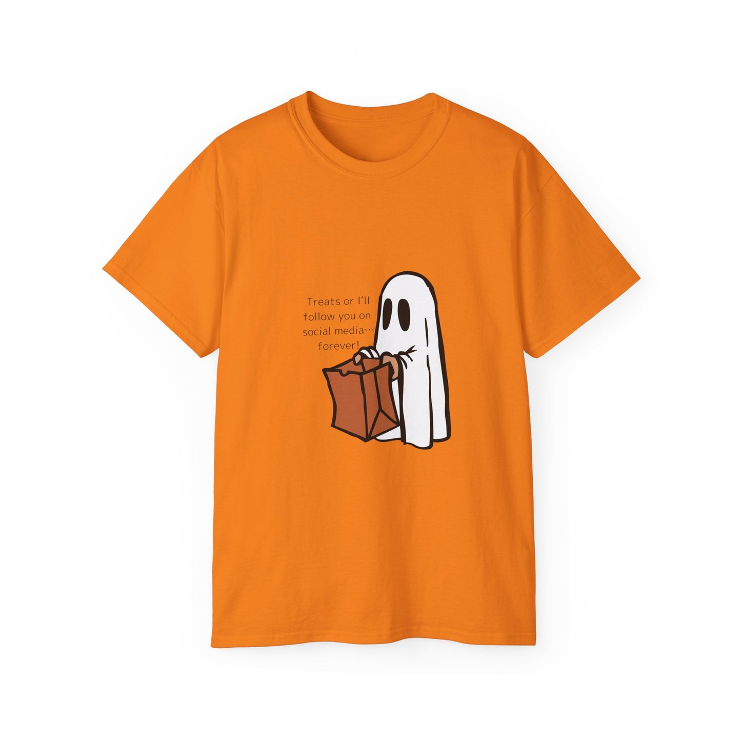 Unisex Ultra Cotton Tee "Trick or Treat" T-Shirt Halloween Series