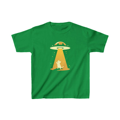 Kids Heavy Cotton™ Tee "UFO and Cat" T-shirts