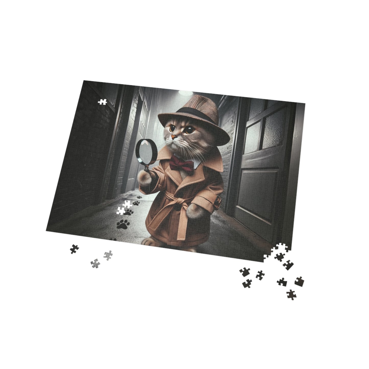 Jigsaw Puzzle "Detective Cat" (500, 1000-Piece)