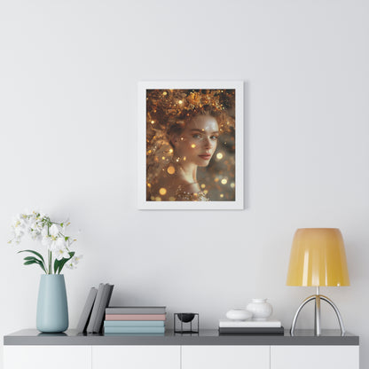 Framed Posters "Goddess of Golden Light"