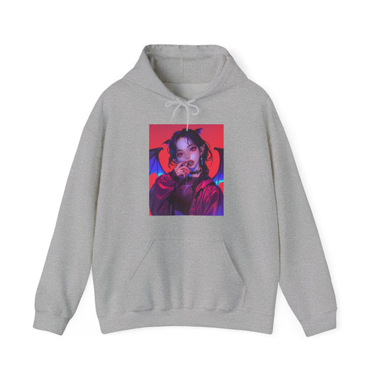 Unisex Heavy Blend™ Hooded Sweatshirt "Vampire Girl" Halloween Series