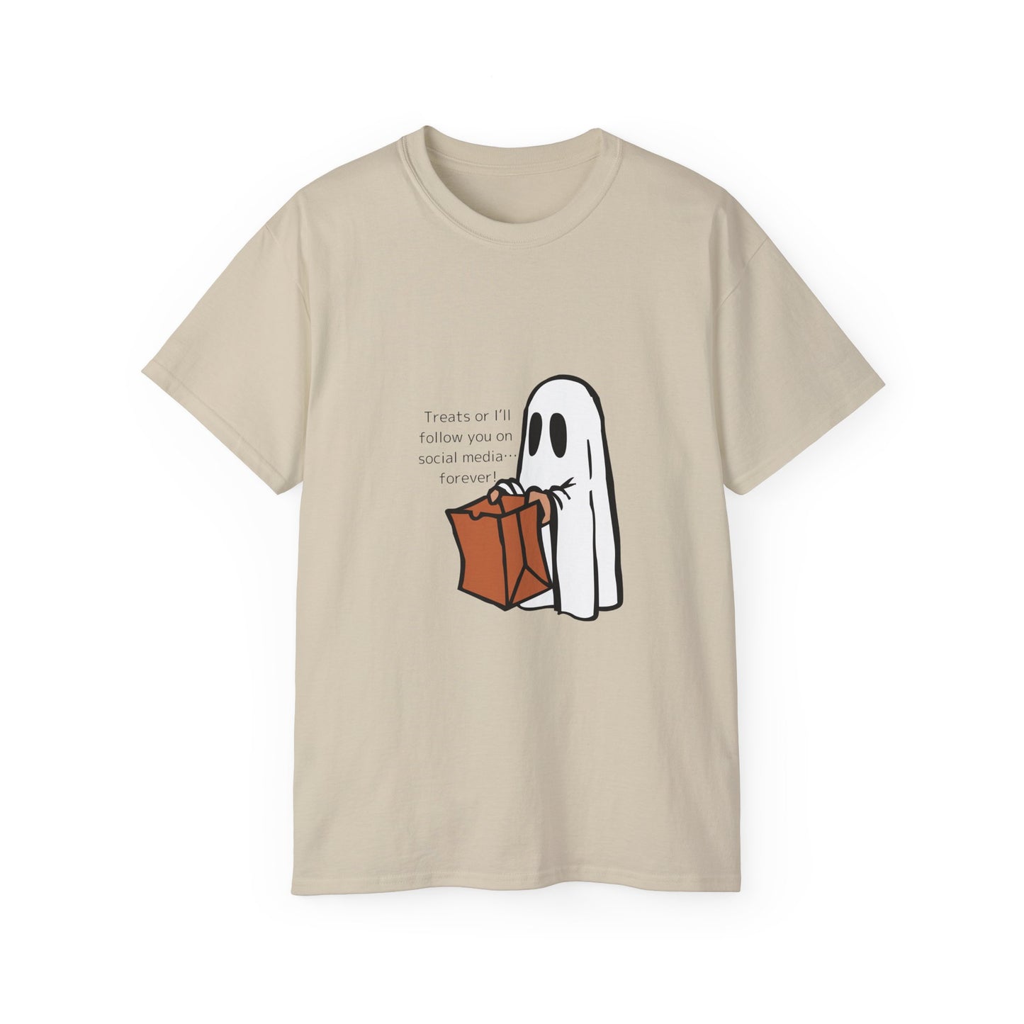 Unisex Ultra Cotton Tee "Trick or Treat" T-Shirt Halloween Series