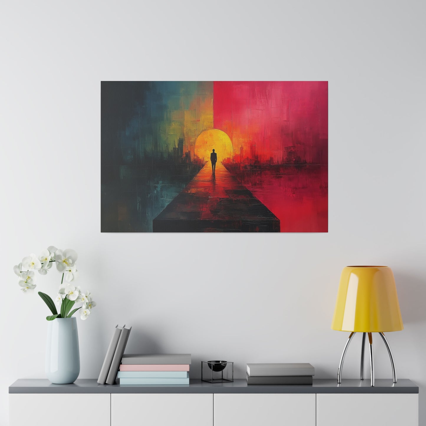 Matte Canvas "Journey into the Dawn of Duality" Stretched, 0.75"