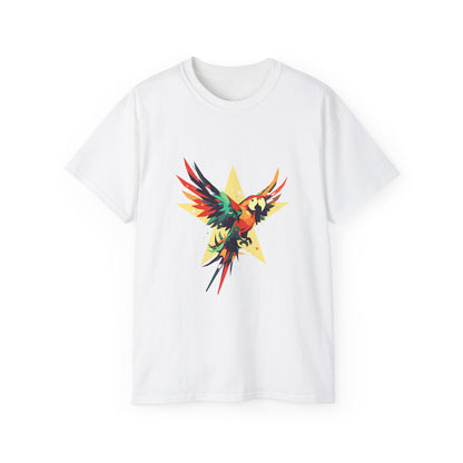 Unisex Ultra Cotton Tee "Star Parrot" T-Shirt