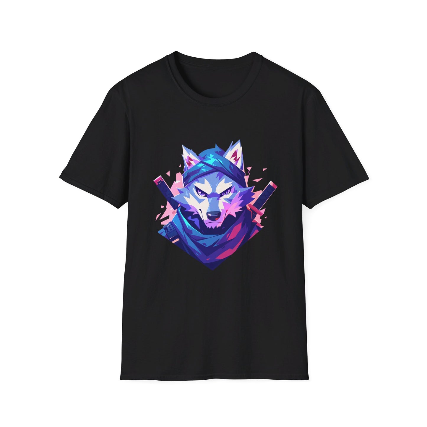 Unisex Softstyle T-Shirt "Ninja Wolf"