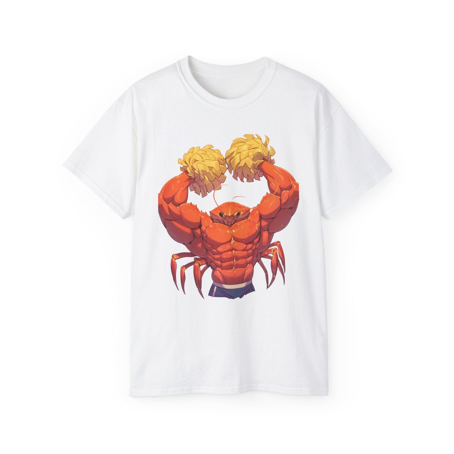 Unisex Ultra Cotton Tee "Cheering Crab" T-Shirt