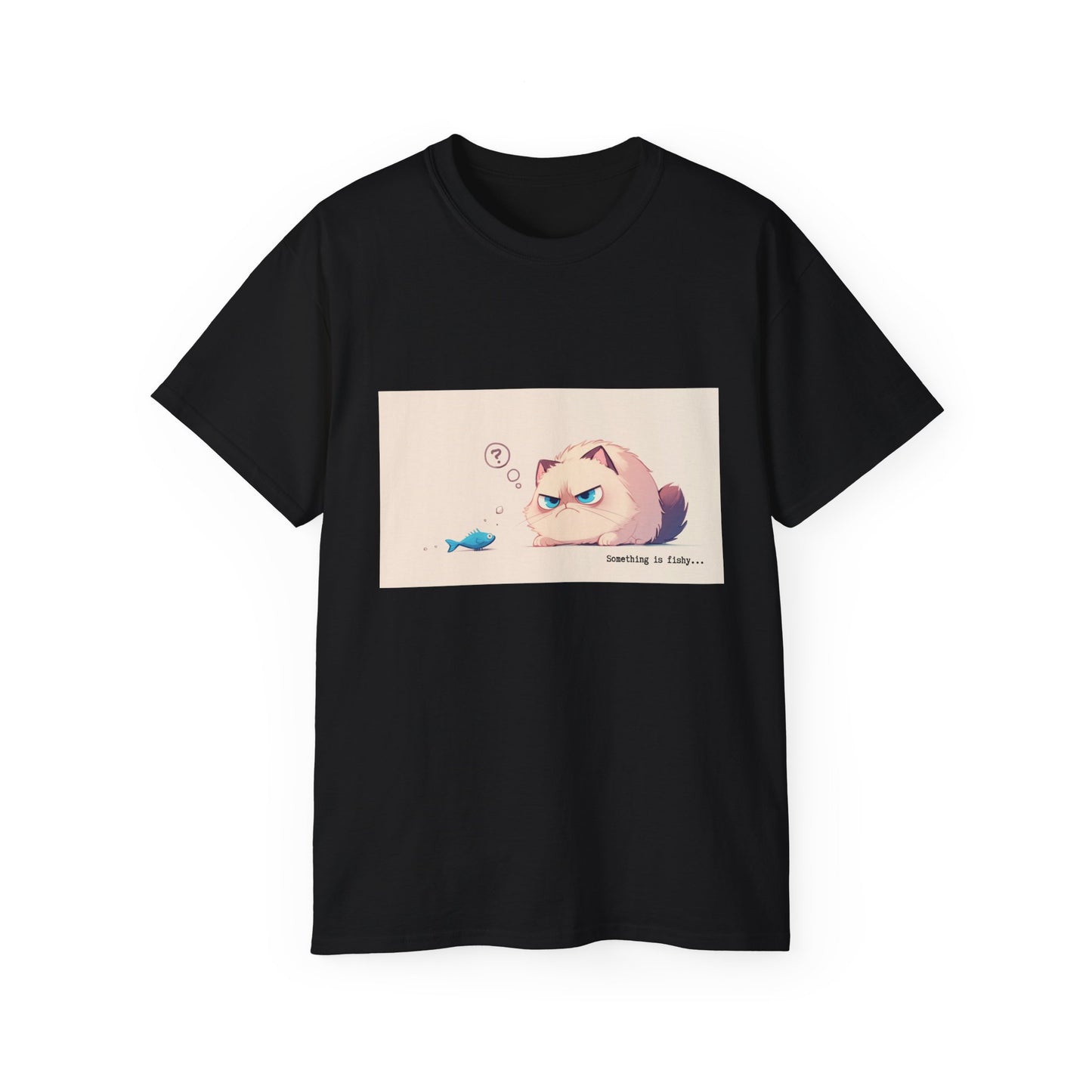 Unisex Ultra Cotton Tee "Cats Fishy" T-Shirt