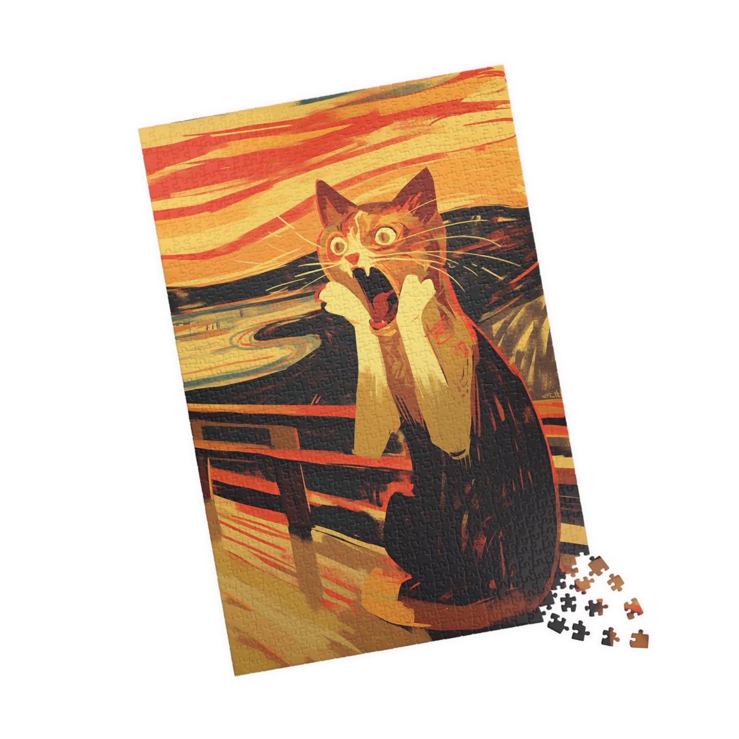 Jigsaw Puzzle "Cat Scream" (520, 1014-piece)