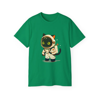 Unisex Ultra Cotton Tee "Catstronaut" T-Shirt