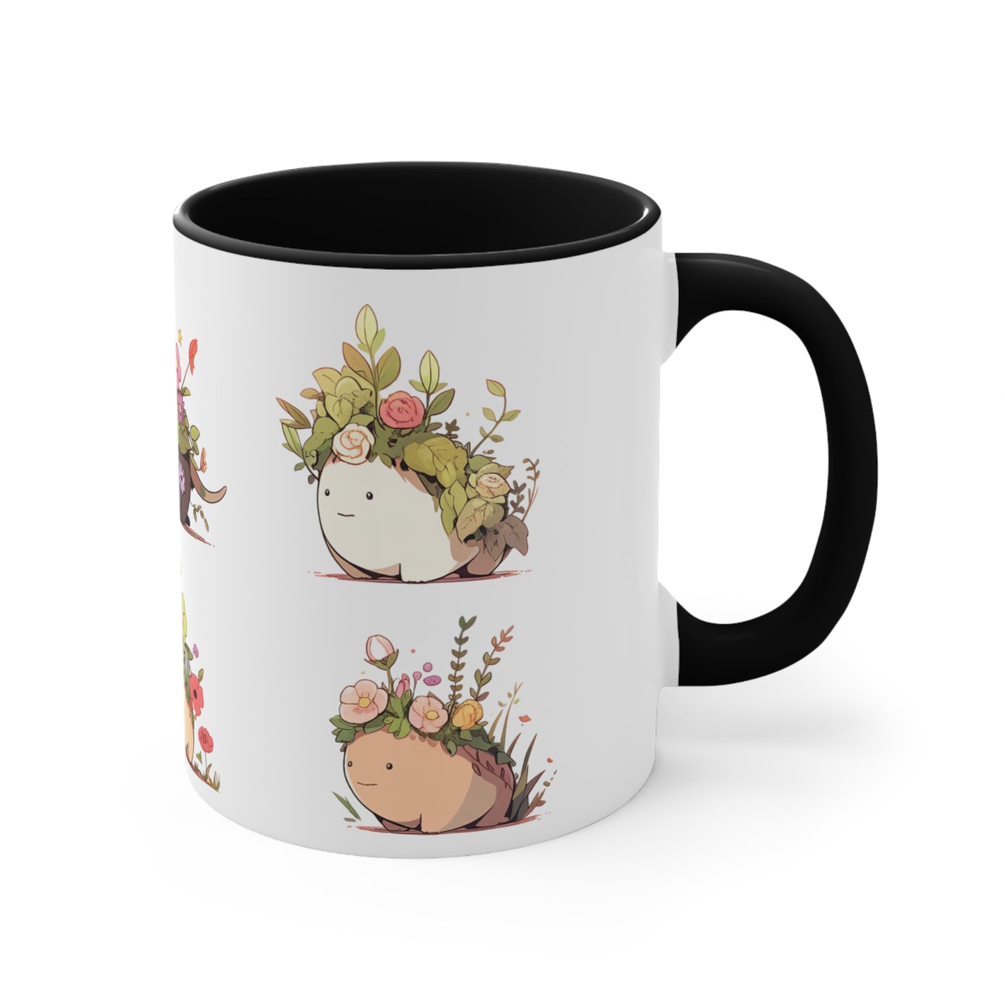 Colorful Accent Mugs "Pomié" 11oz