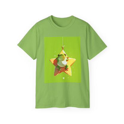 Unisex Ultra Cotton Tee "Frog and Star Ornament" T-Shirt