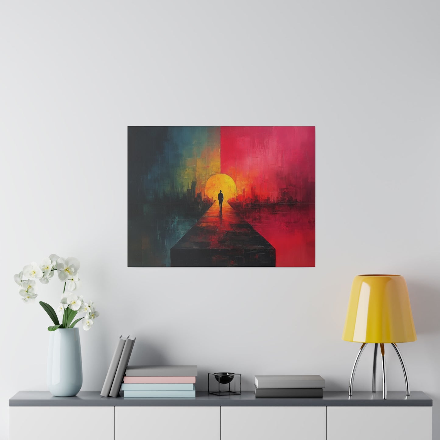 Matte Canvas "Journey into the Dawn of Duality" Stretched, 0.75"