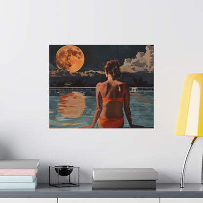 Matte Horizontal Posters "Whispers of the Night Sky"