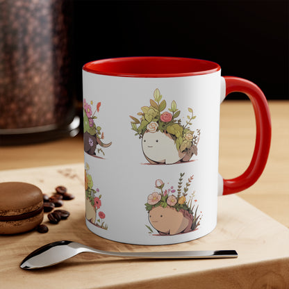 Colorful Accent Mugs "Pomié" 11oz