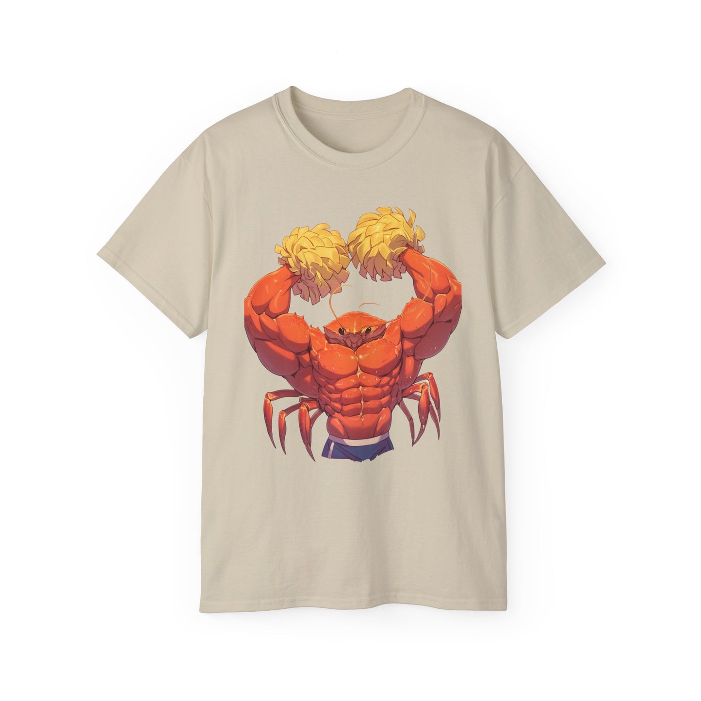 Unisex Ultra Cotton Tee "Cheering Crab" T-Shirt