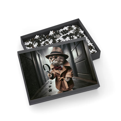 Jigsaw Puzzle "Detective Cat" (500, 1000-Piece)