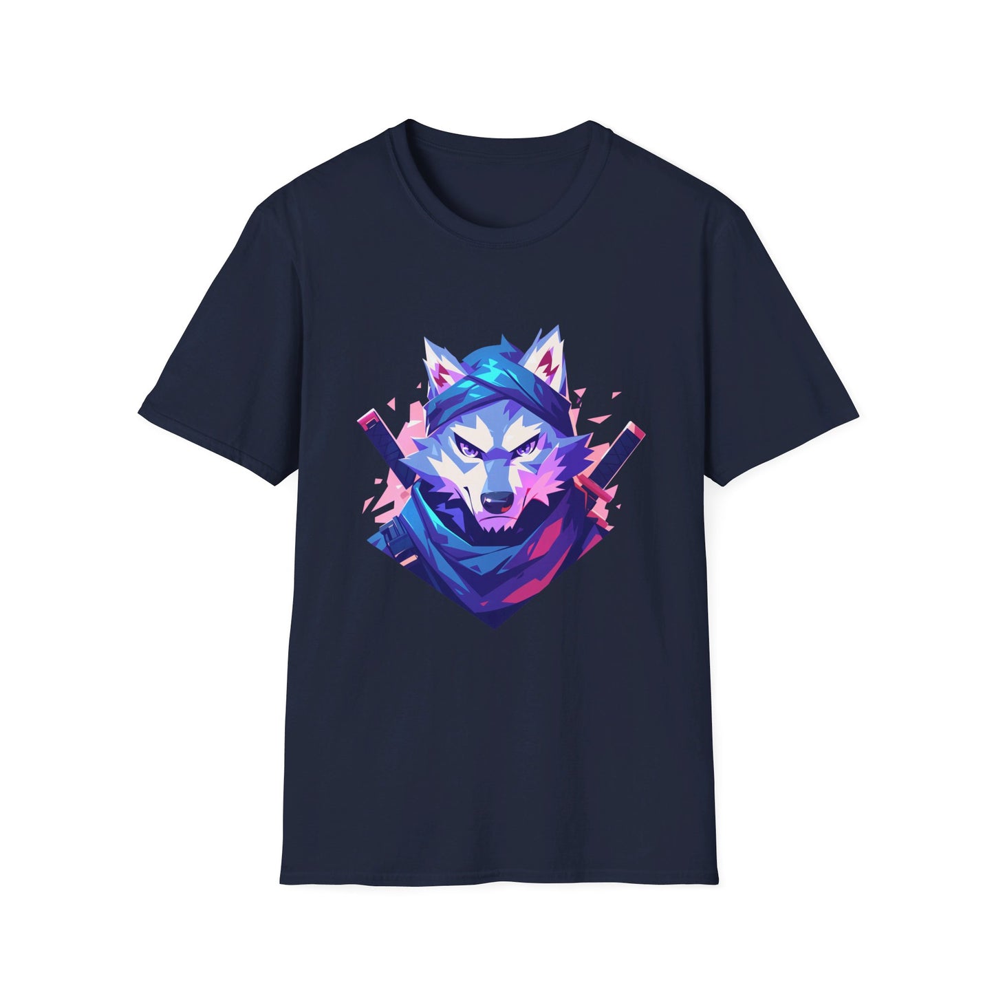 Unisex Softstyle T-Shirt "Ninja Wolf"