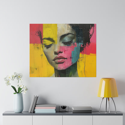 Matte Canvas "Symphony of Colors" Stretched, 0.75"