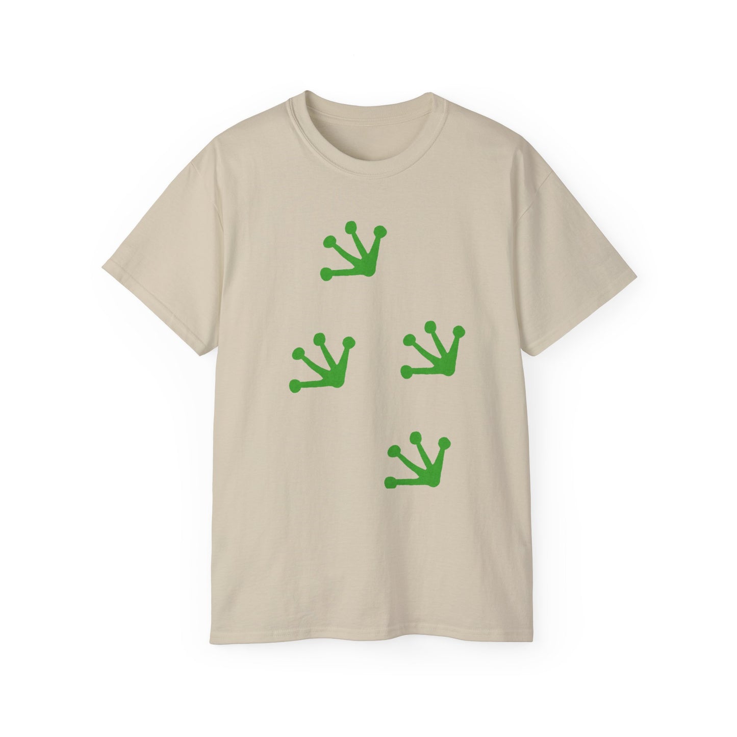 Unisex Ultra Cotton Tee "Frog Footprints" T-Shirt