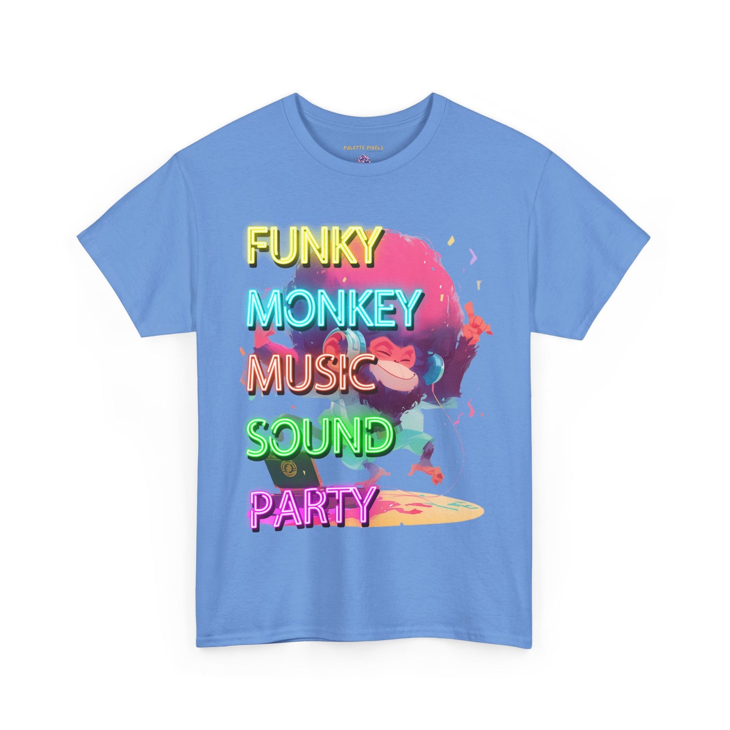 Unisex Heavy Cotton Tee "Funky Monkey Disco Music" T-Shirt