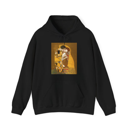 Unisex Heavy Blend™ Hooded Sweatshirt "The Kiss and the Cat" Joke Art Series