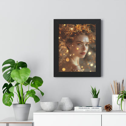 Framed Posters "Goddess of Golden Light"