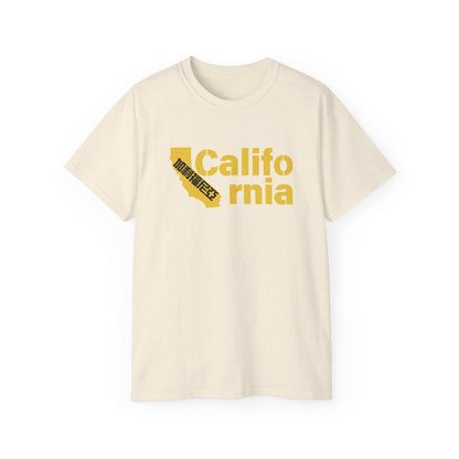 Unisex Ultra Cotton Tee "California" Kanji Series for the Names of U.S. States T-Shirt