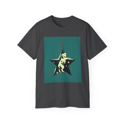 Unisex Ultra Cotton Tee "Dog and Star Ornament" T-Shirt