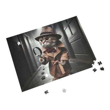 Jigsaw Puzzle "Detective Cat" (500, 1000-Piece)